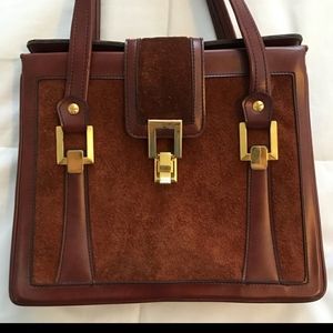 Vintage Abraham & Straus A&S Suede & Leather Purse